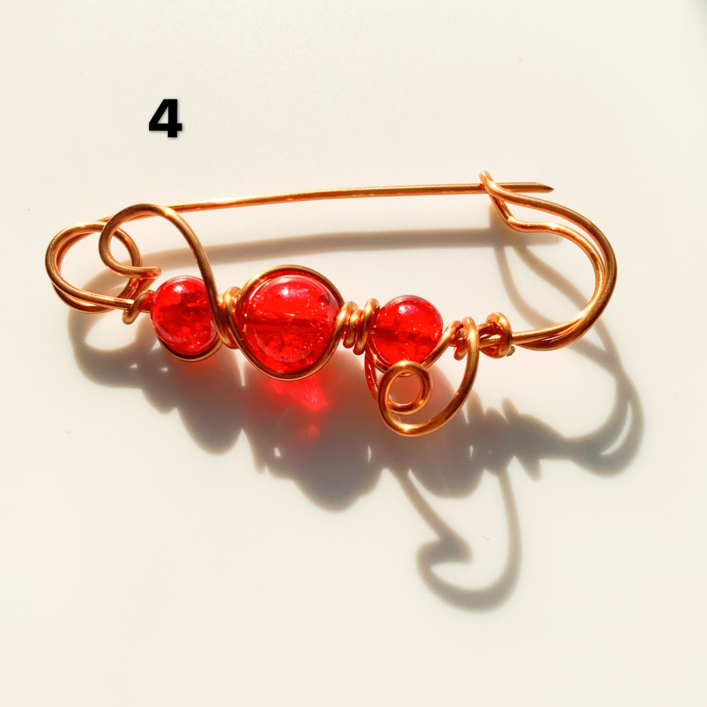 ニットブローチ2個セット