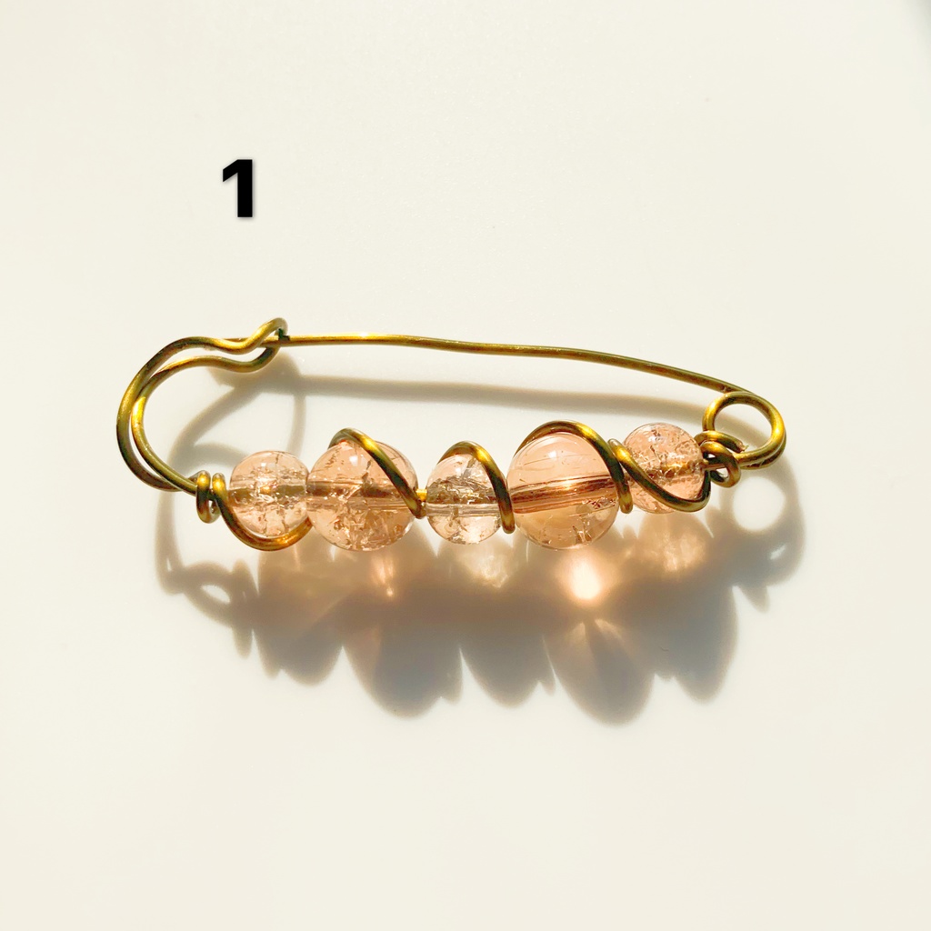 ニットブローチ2個セット