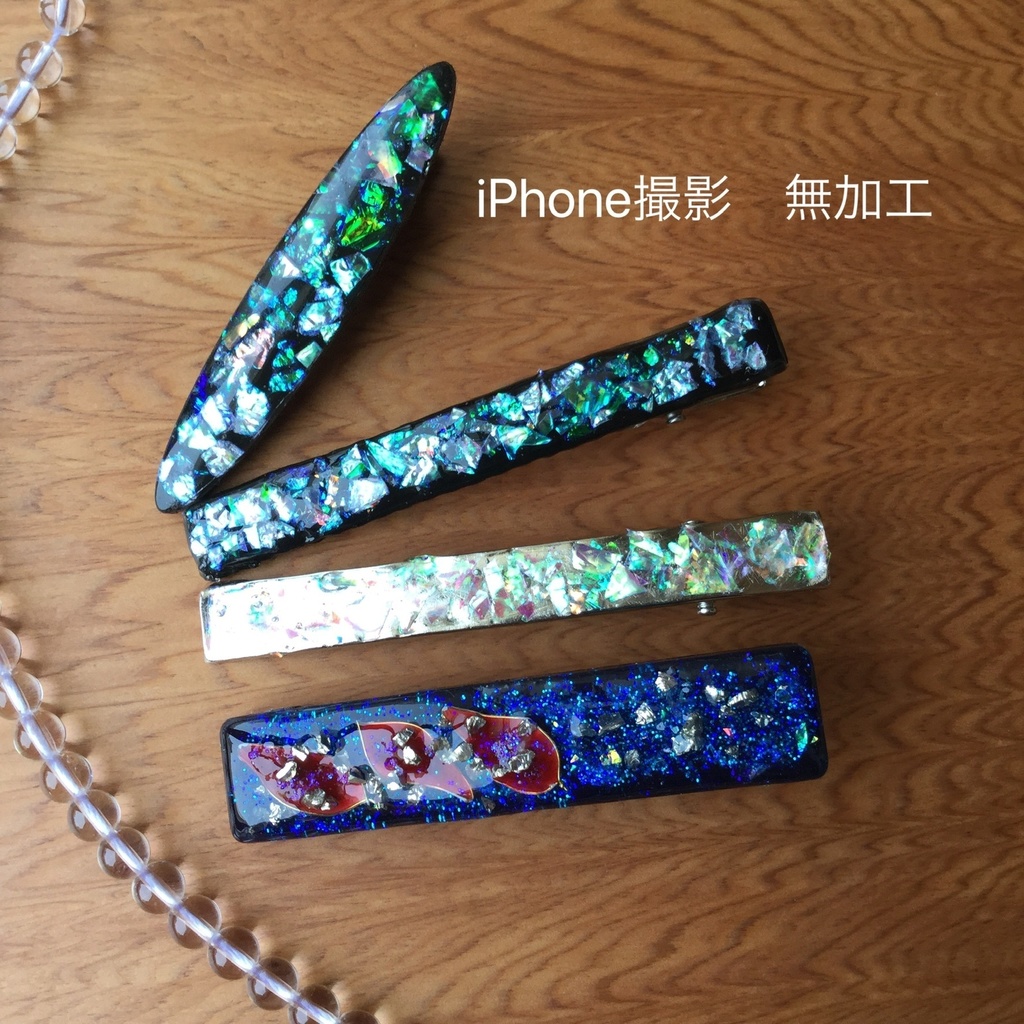 銀河のヘアクリップ