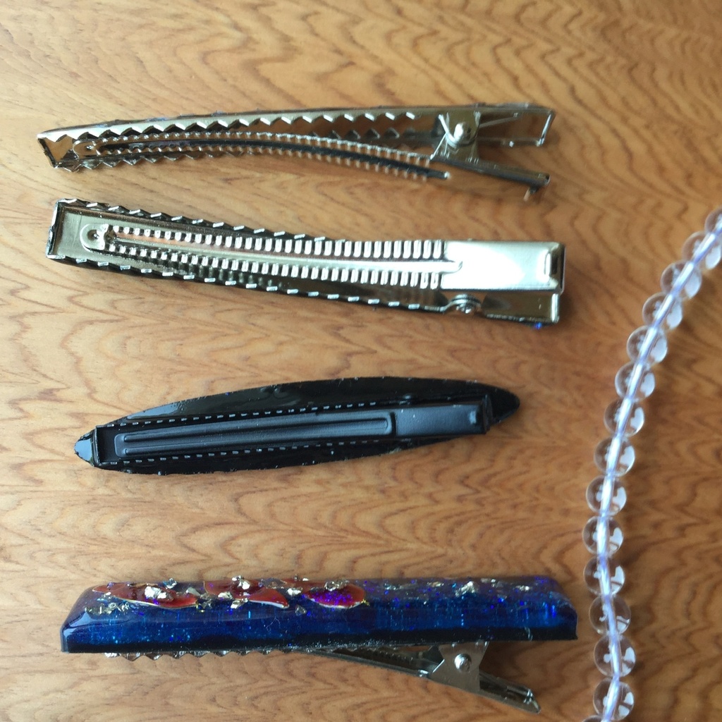 銀河のヘアクリップ