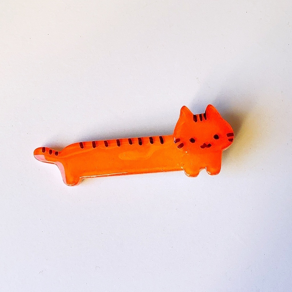 ねこねこヘアクリップ