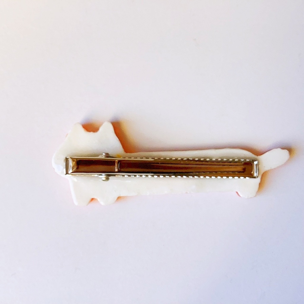 ねこねこヘアクリップ