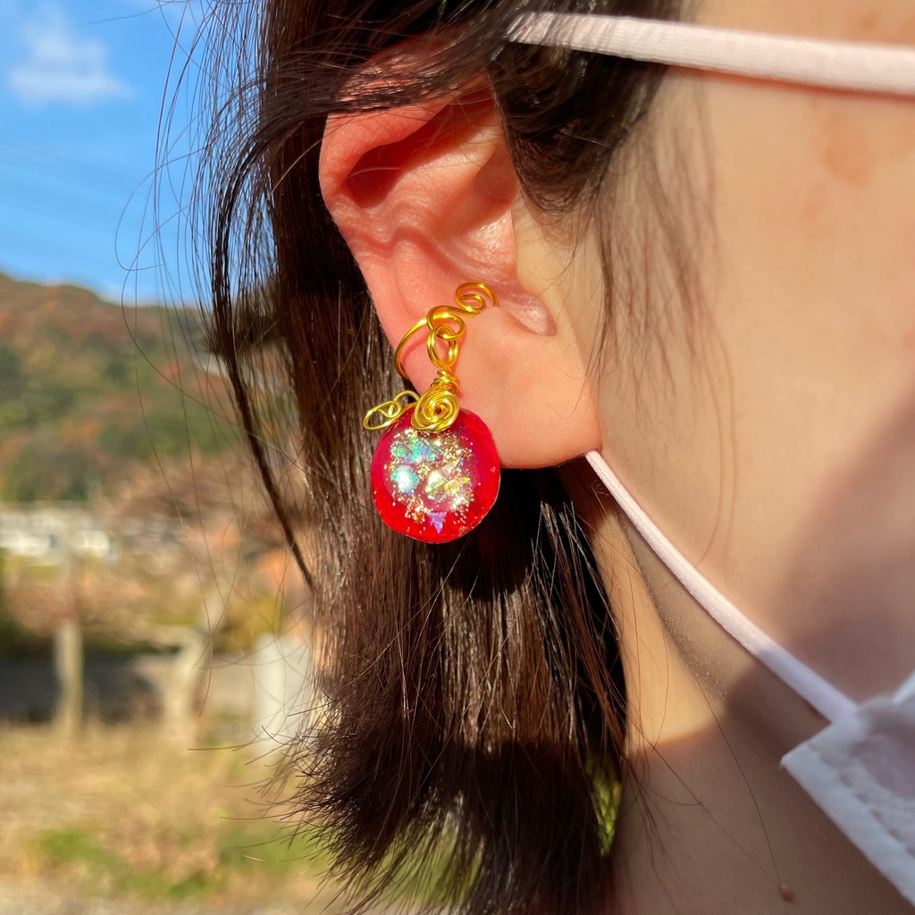 2個セット!片耳用イヤーカフ