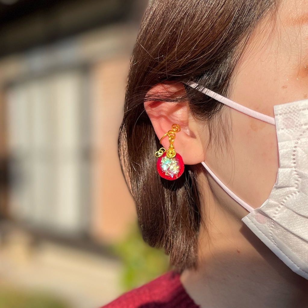 2個セット!片耳用イヤーカフ