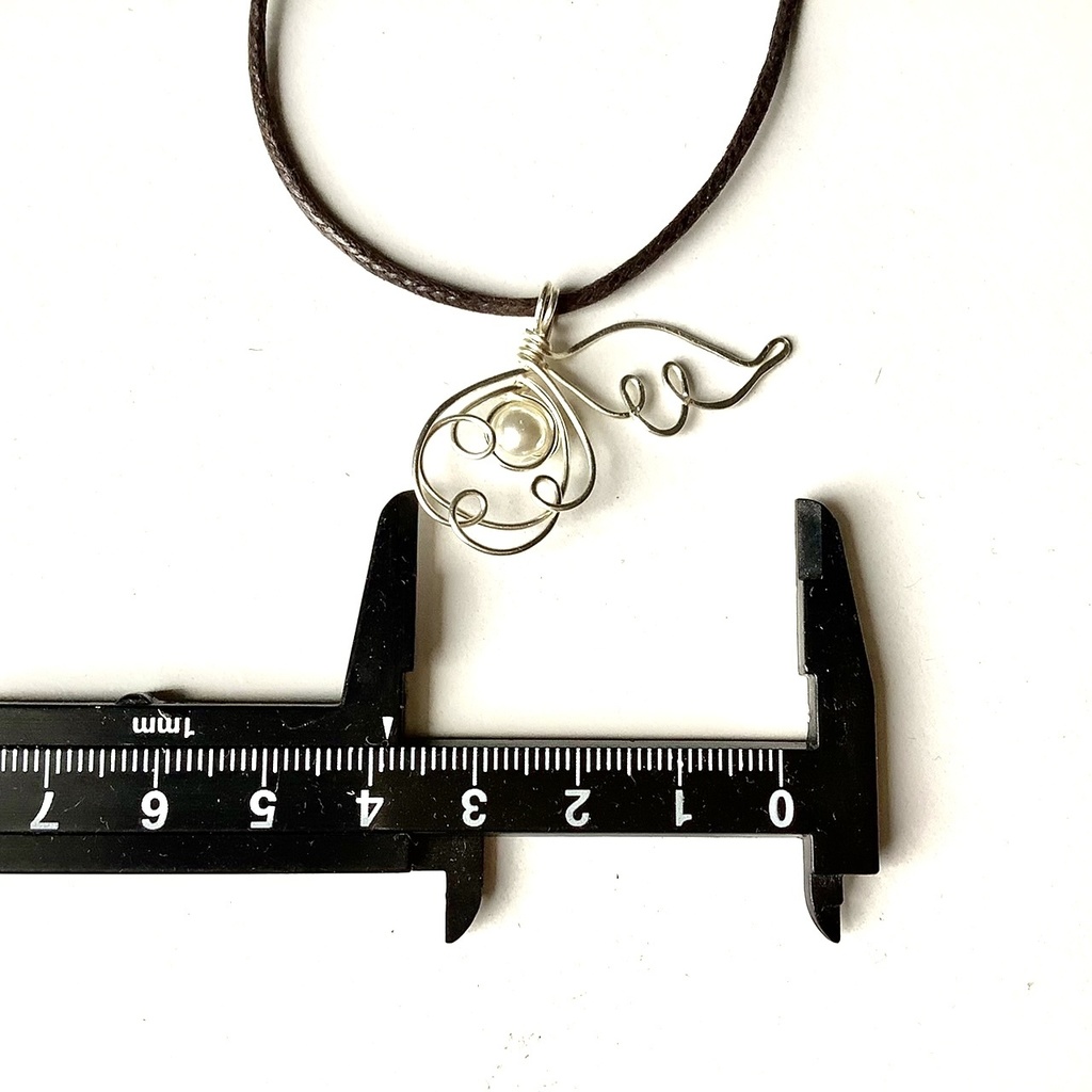 天使の羽根チャーム【ペンダントかストラップ選択可能】