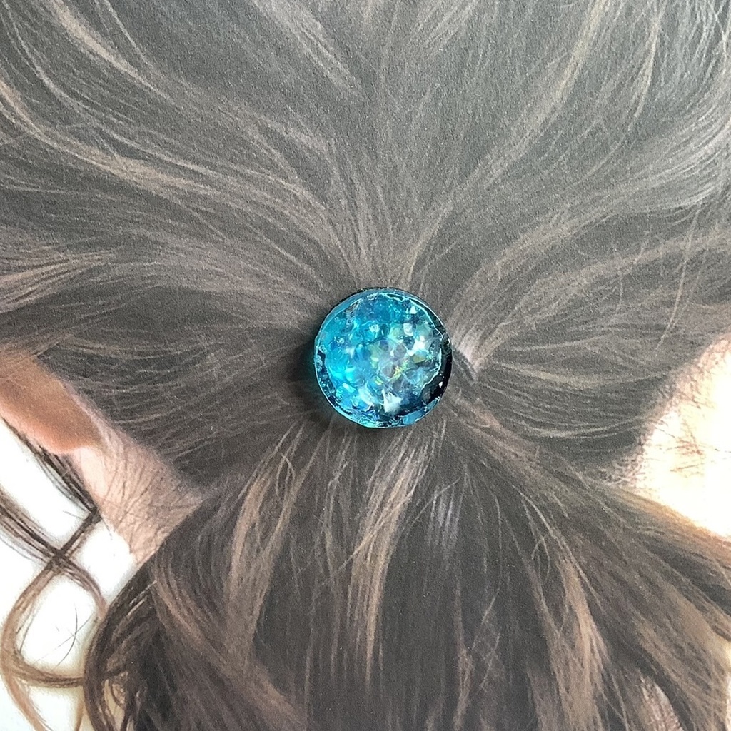 移り変わる海のヘアゴム