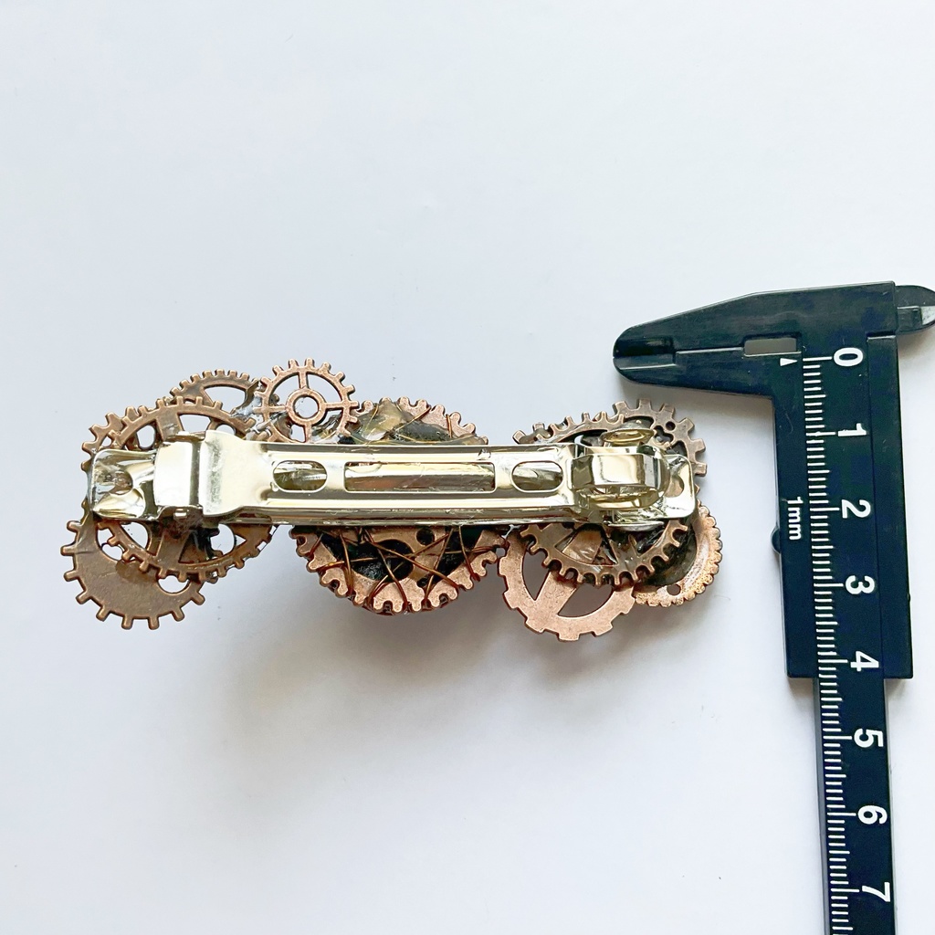 歯車のバレッタ