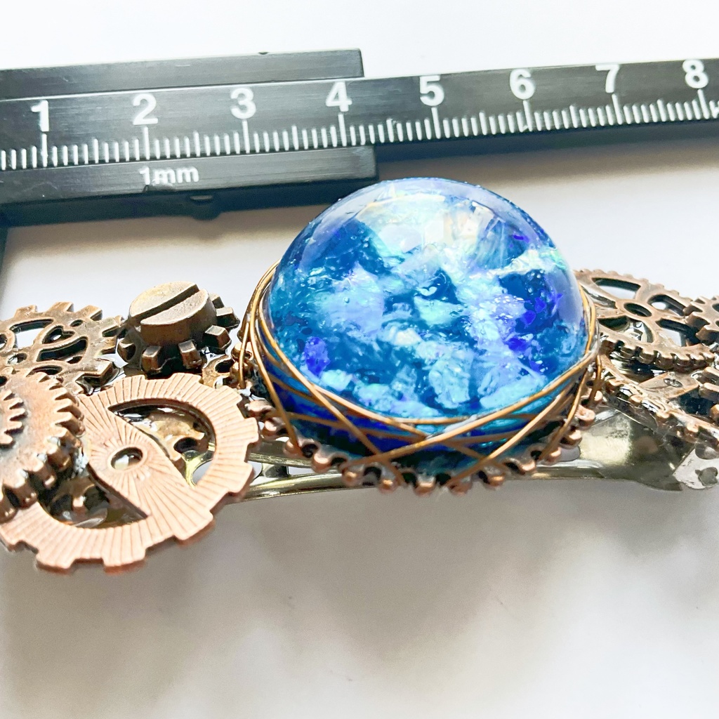 歯車のバレッタ