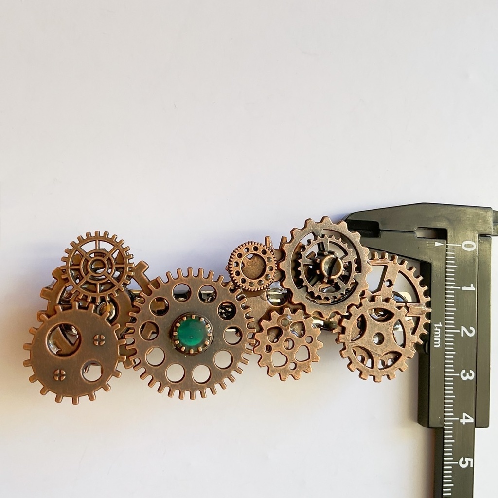 歯車のバレッタ