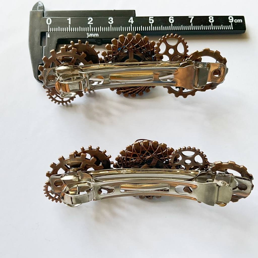 夜空と歯車のバレッタ