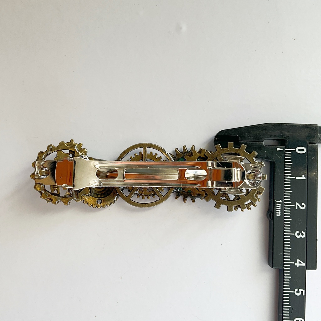 歯車のバレッタ