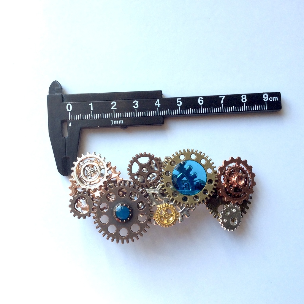 歯車のバレッタ