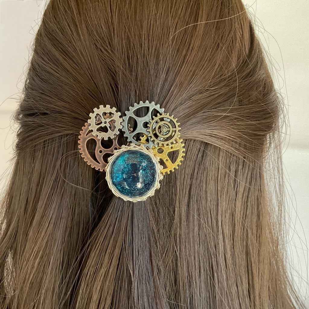 【B級品のため3割引】ドラゴンアイと歯車のポニーフック