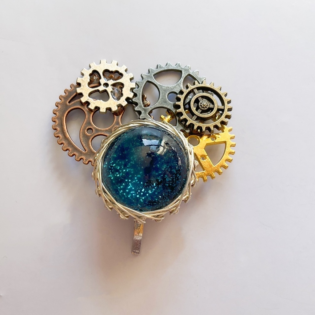 【B級品のため3割引】ドラゴンアイと歯車のポニーフック