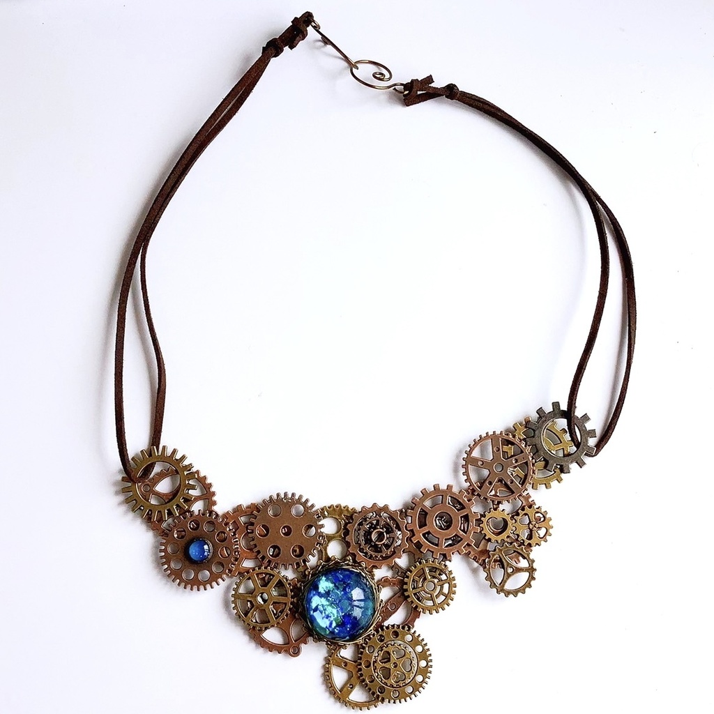 歯車のネックレス