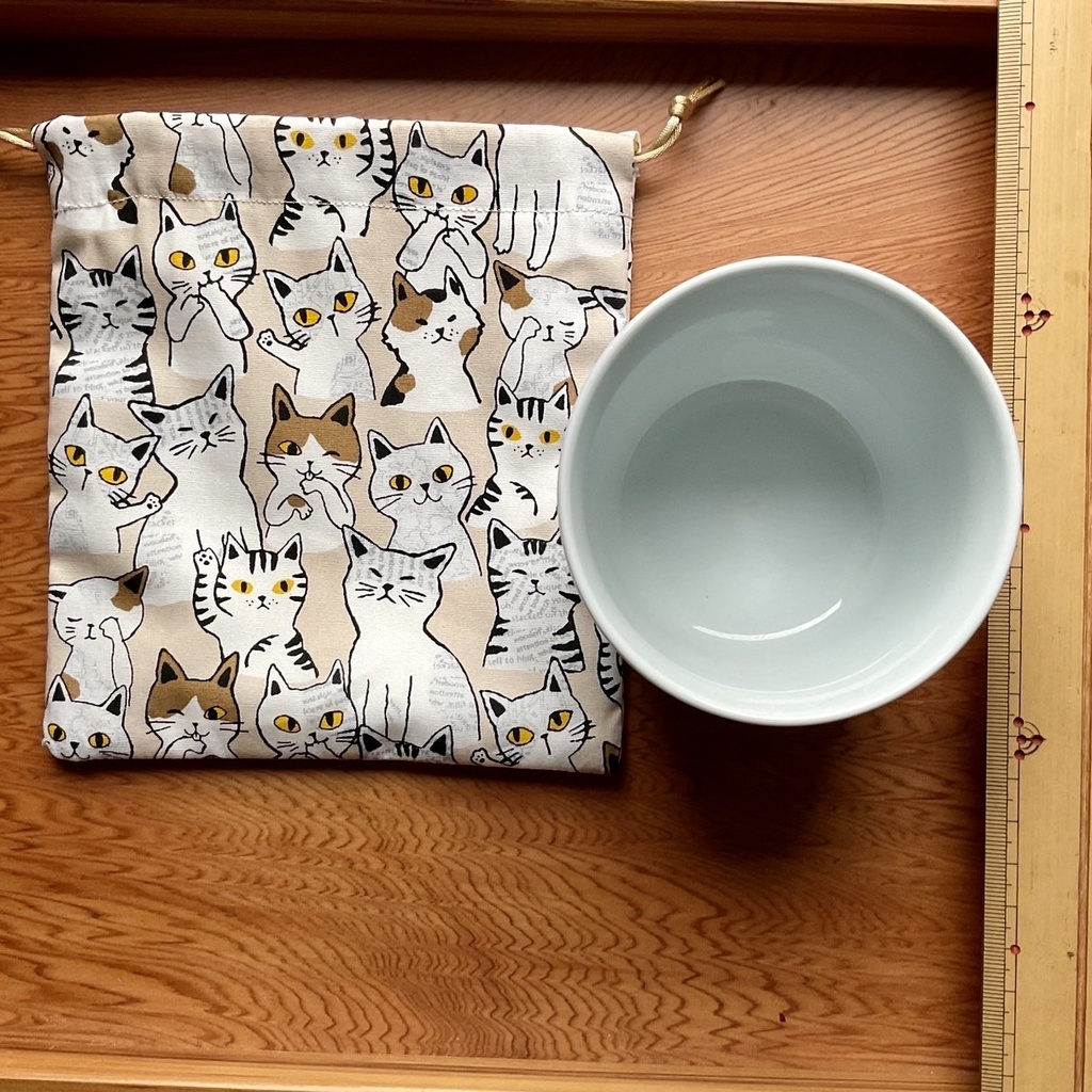 猫ちゃんの巾着