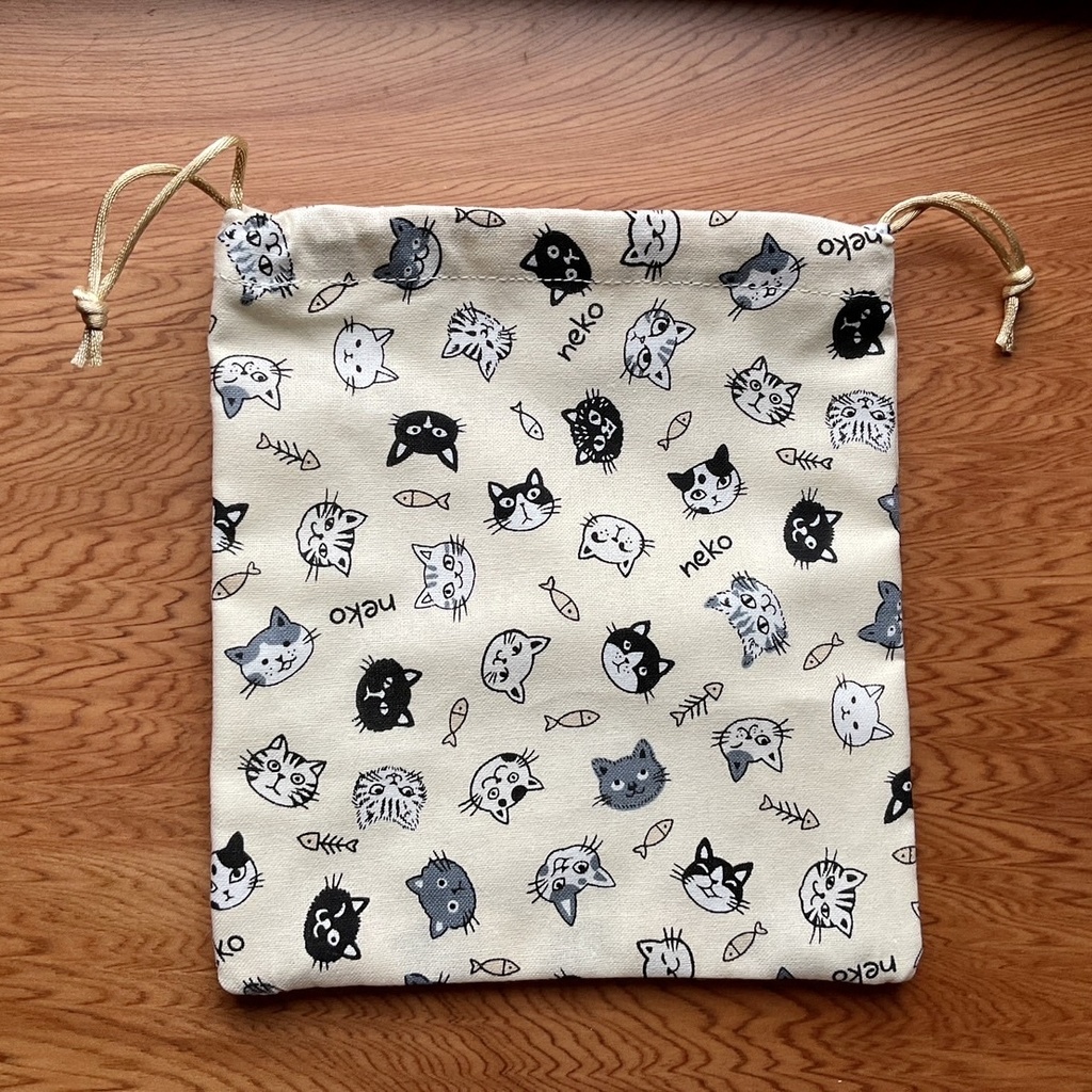 猫ちゃんの巾着