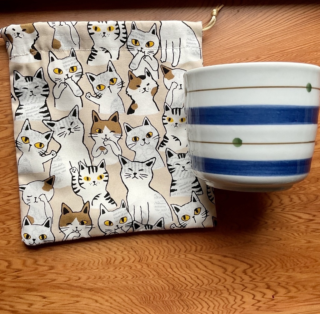 猫ちゃんの巾着