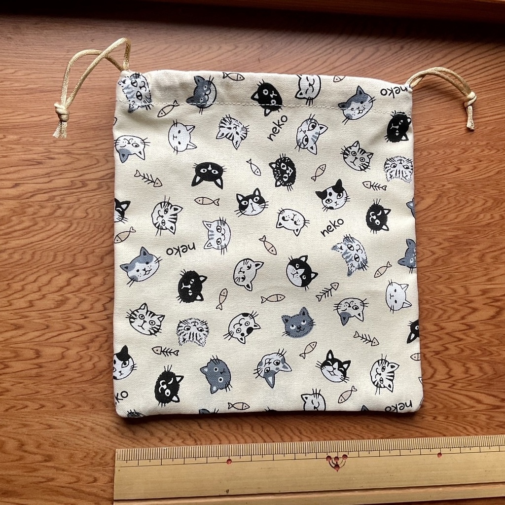 猫ちゃんの巾着