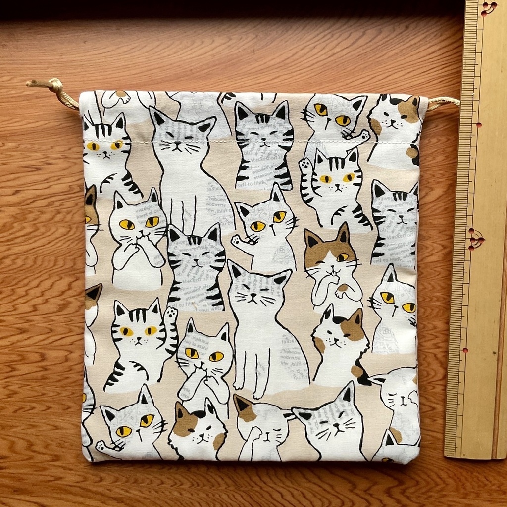 猫ちゃんの巾着