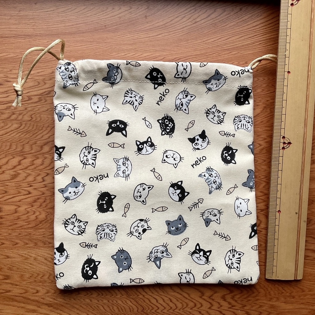 猫ちゃんの巾着