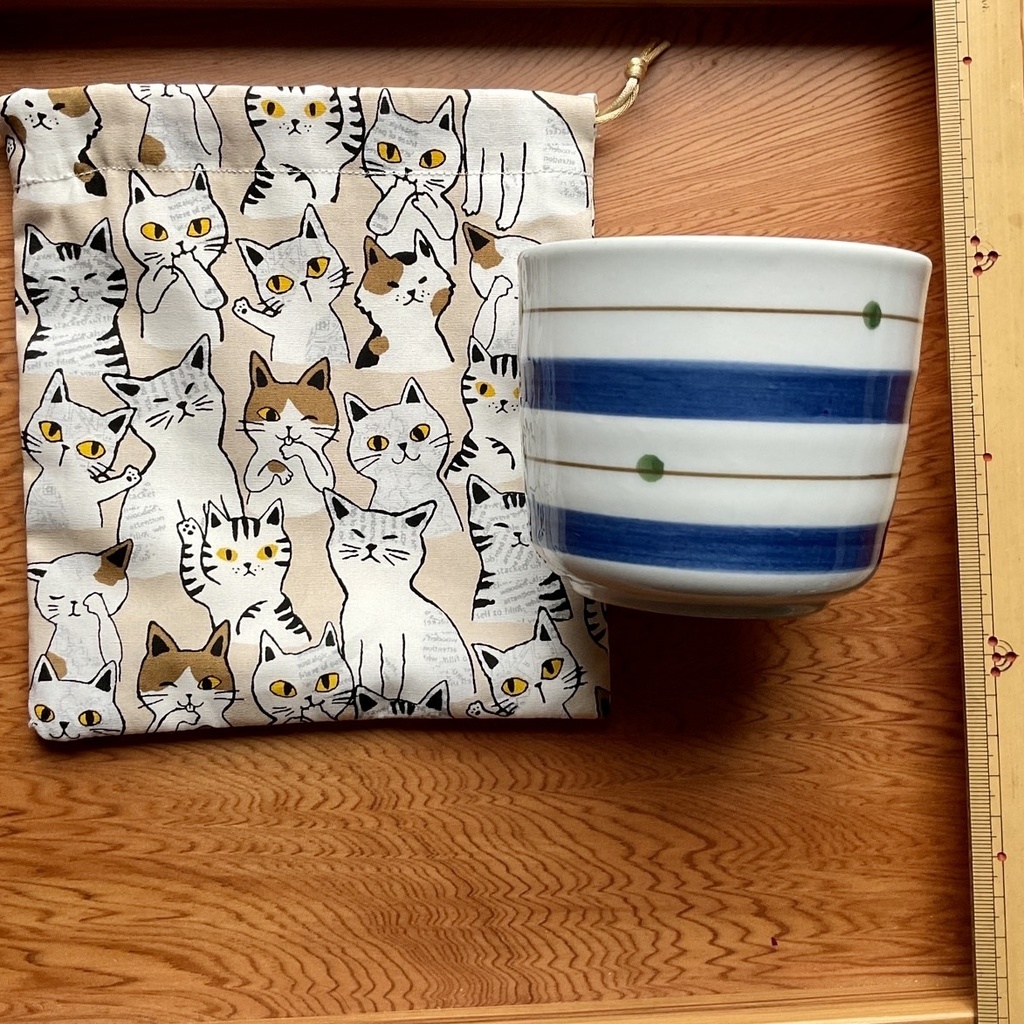 猫ちゃんの巾着