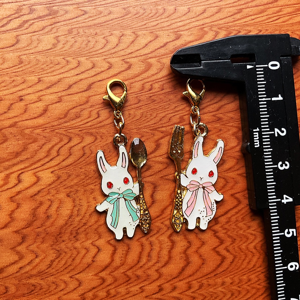 うさぎ×カトラリーチャーム