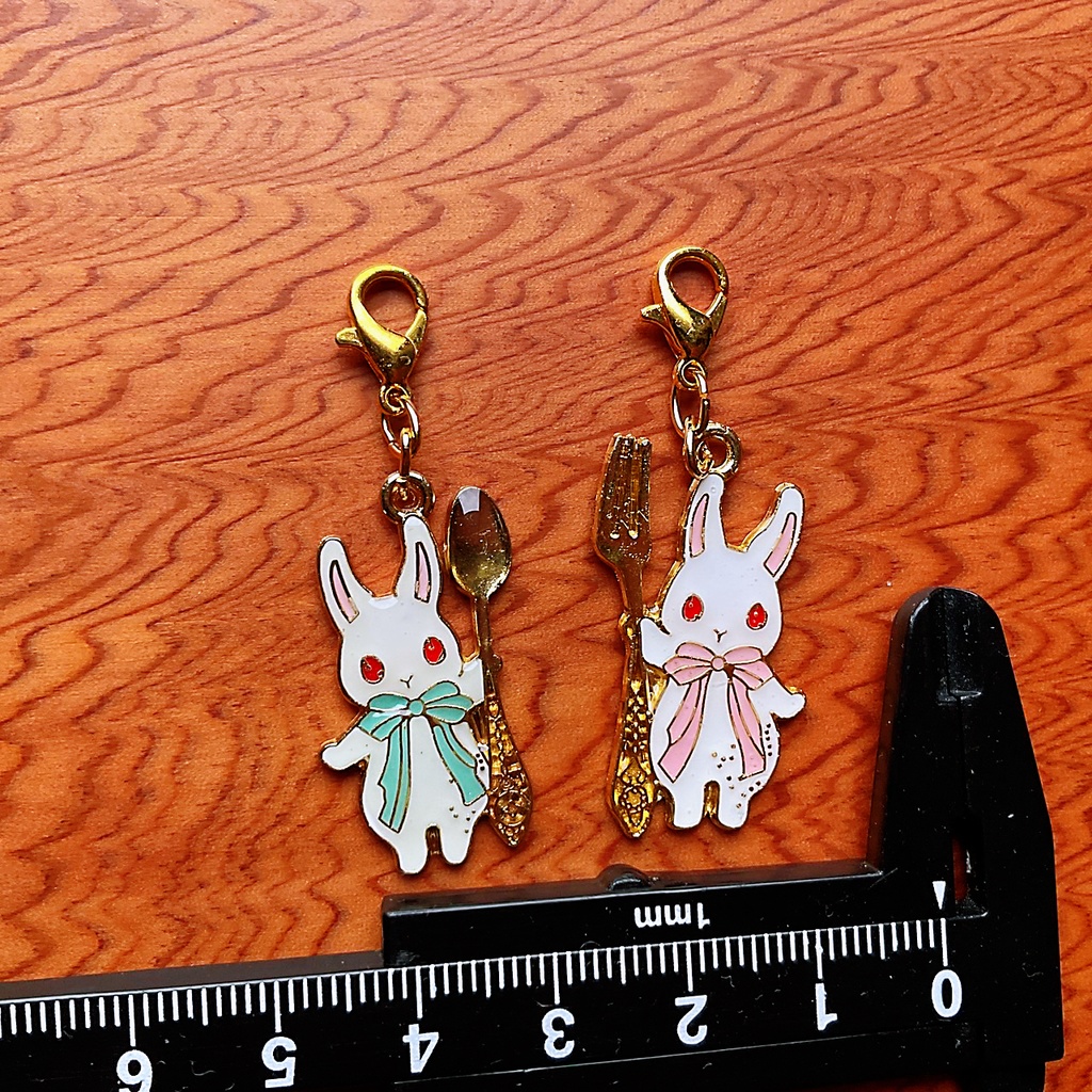 うさぎ×カトラリーチャーム