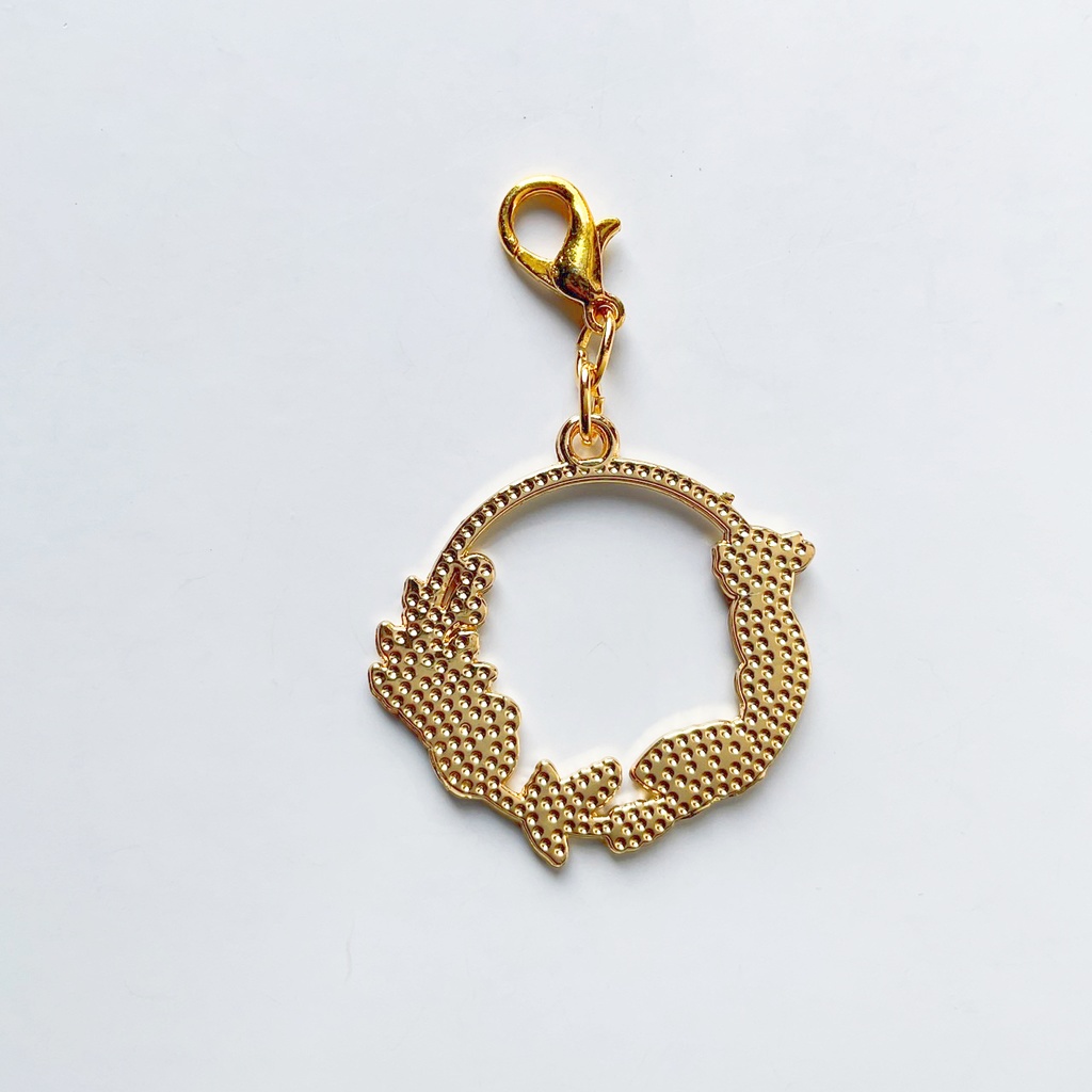 草花と動物のチャーム