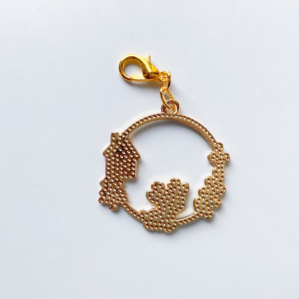 草花と動物のチャーム