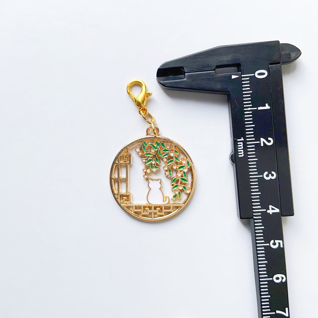 草花と動物のチャーム