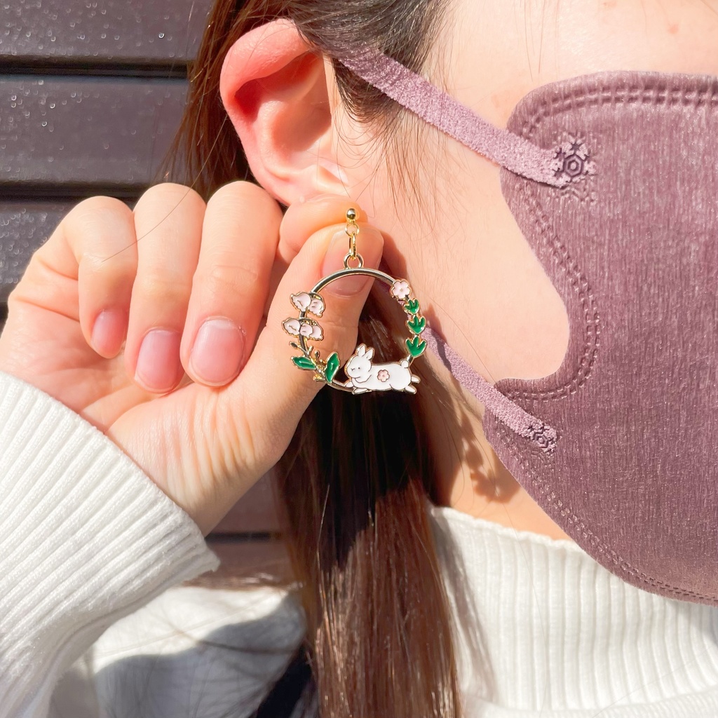 草花と動物のチャーム