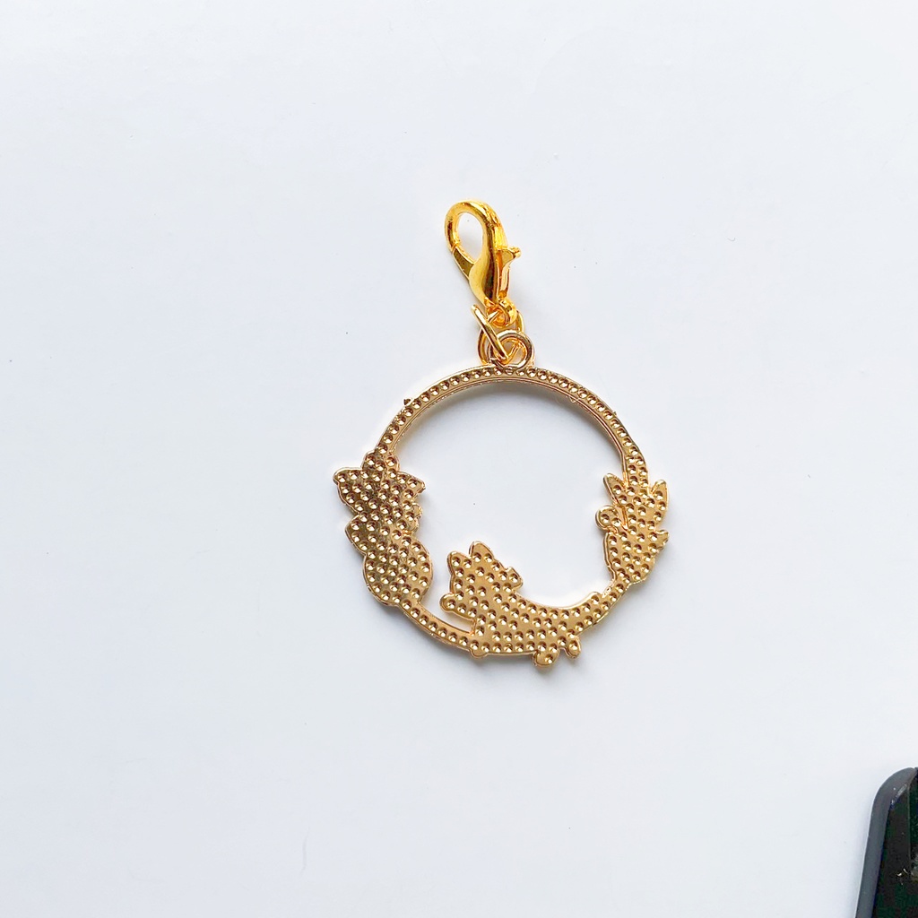 草花と動物のチャーム