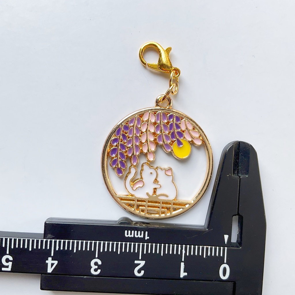 草花と動物のチャーム