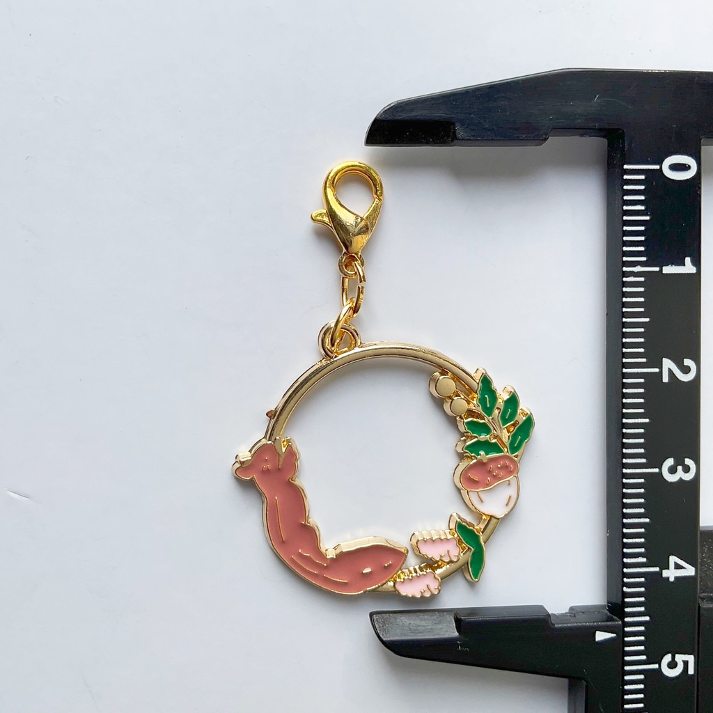 草花と動物のチャーム