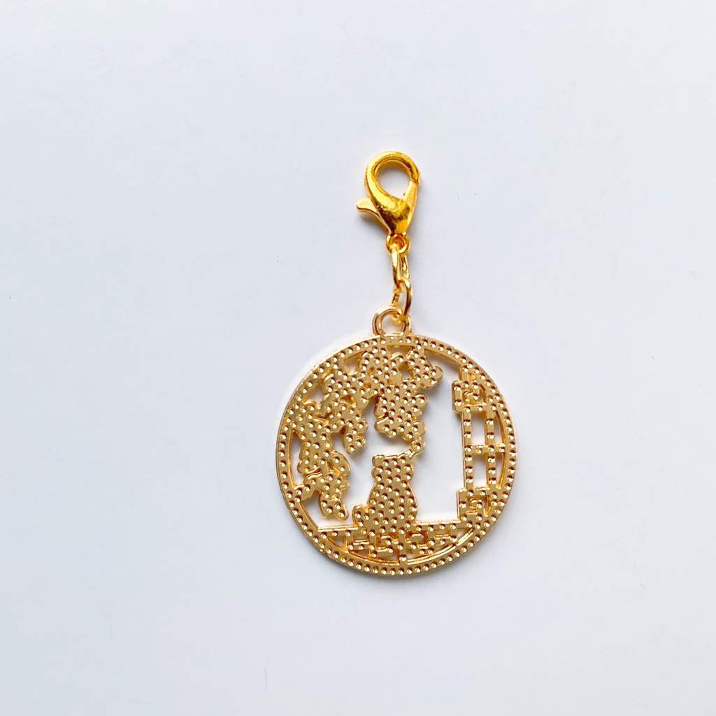 草花と動物のチャーム