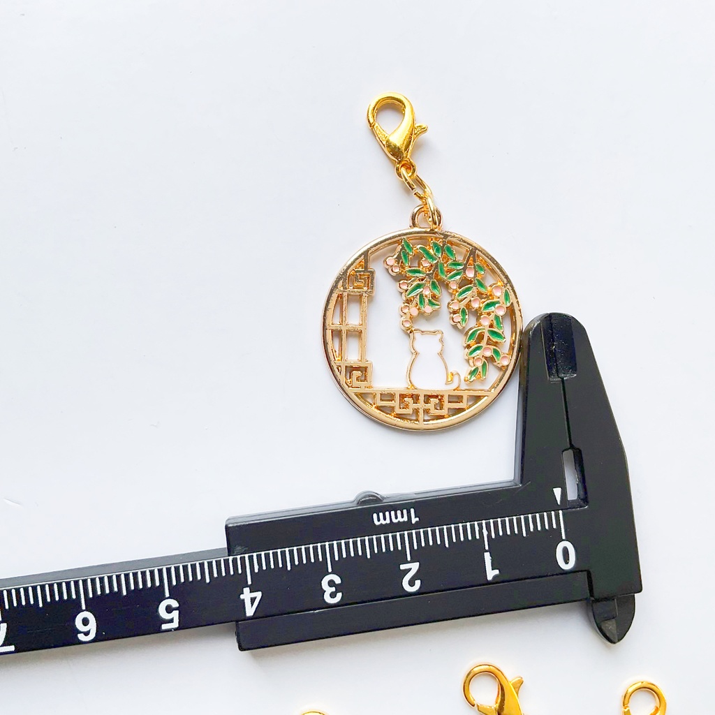 草花と動物のチャーム