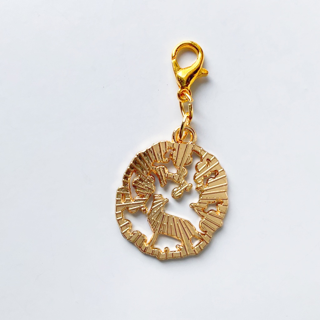 草花と動物のチャーム