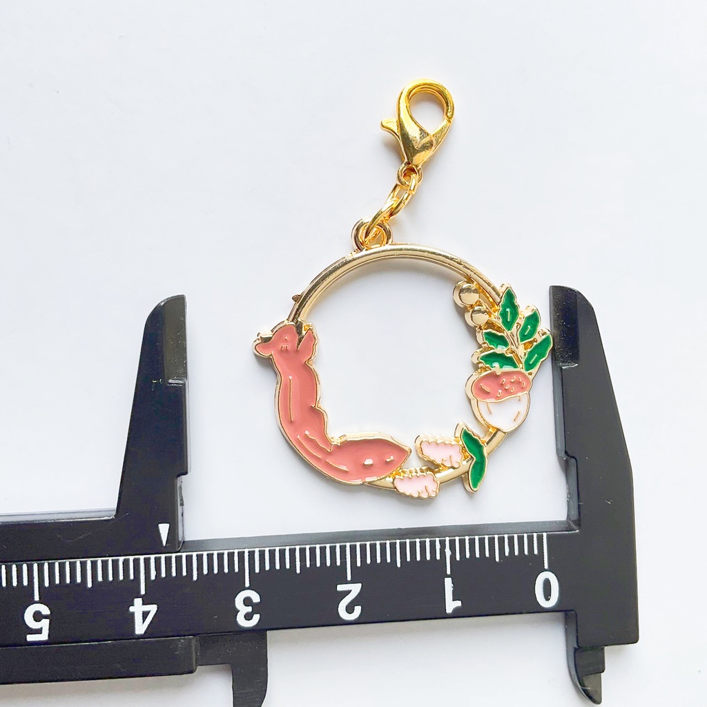 草花と動物のチャーム