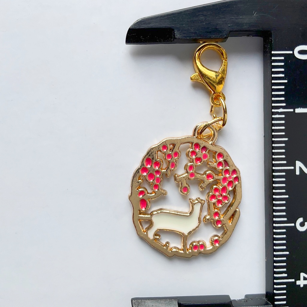 草花と動物のチャーム