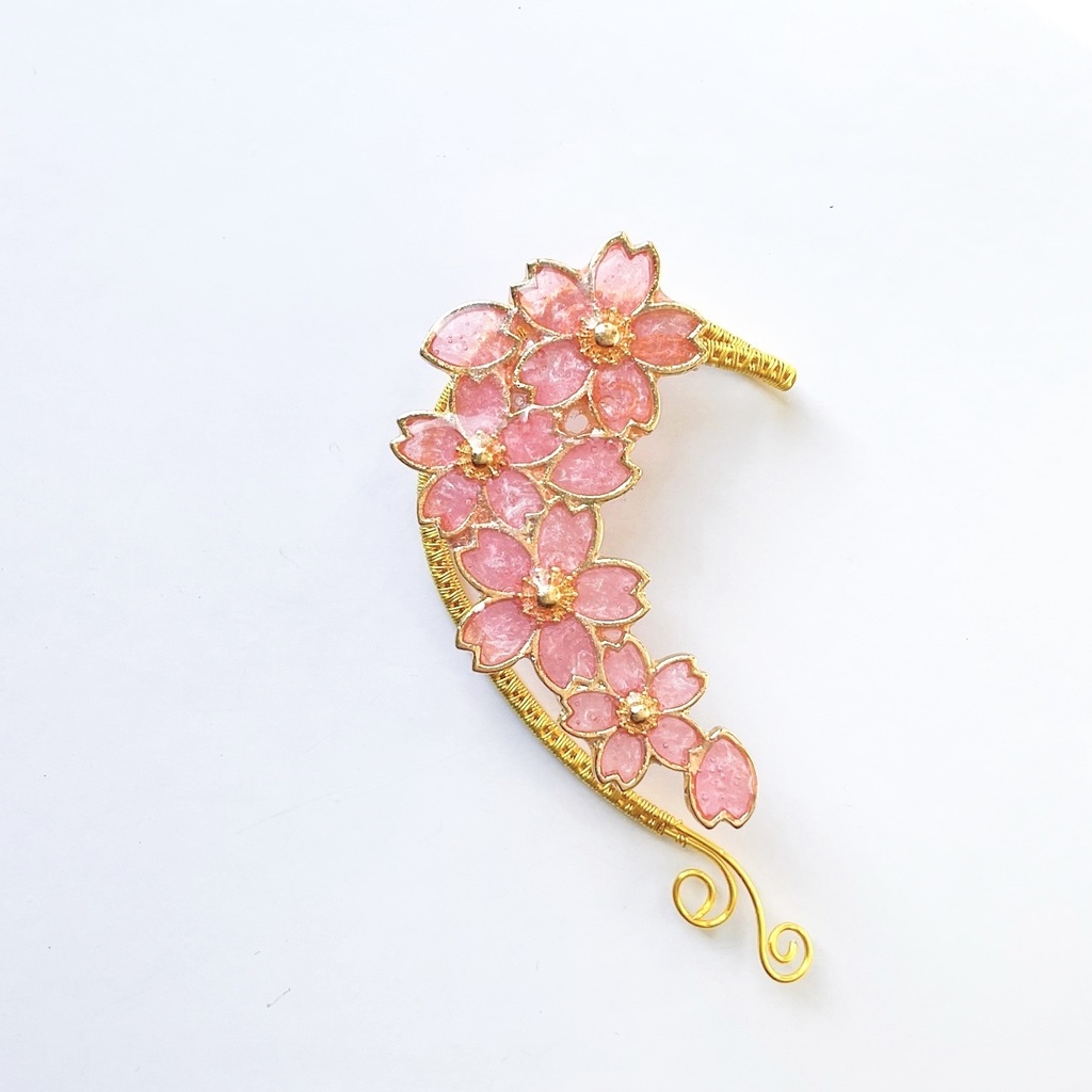 満開の桜 イヤーフック