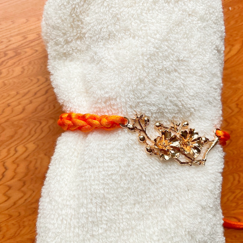ぬいペンダントにも!桜の枝ブレスレット