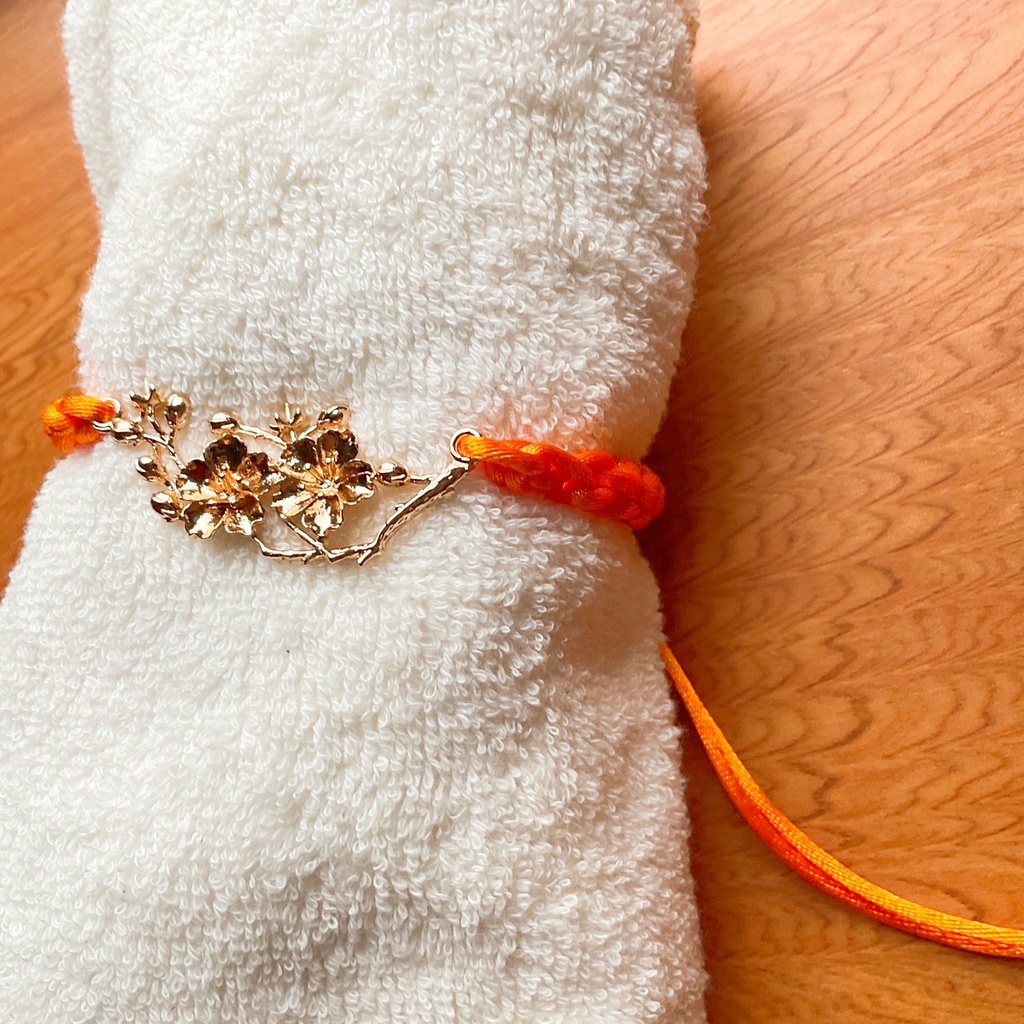 ぬいペンダントにも!桜の枝ブレスレット