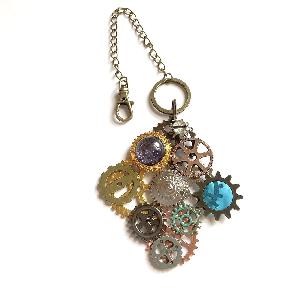 スチームパンクキーホルダー(バッグチャーム)