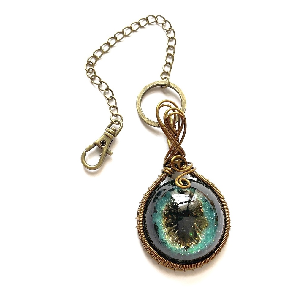 銀河のバッグチャーム