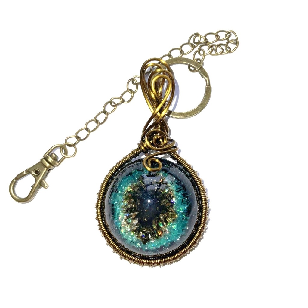 銀河のバッグチャーム