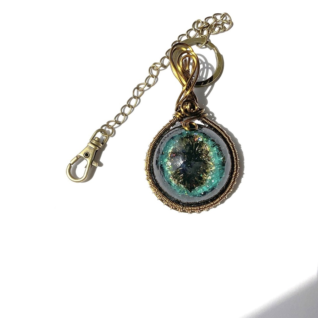 銀河のバッグチャーム