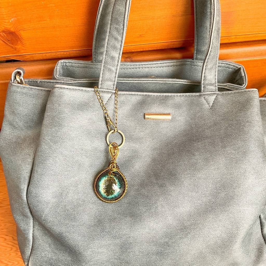 銀河のバッグチャーム