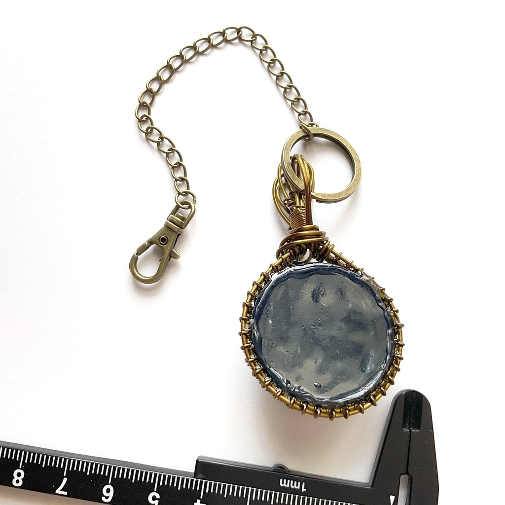 銀河のバッグチャーム