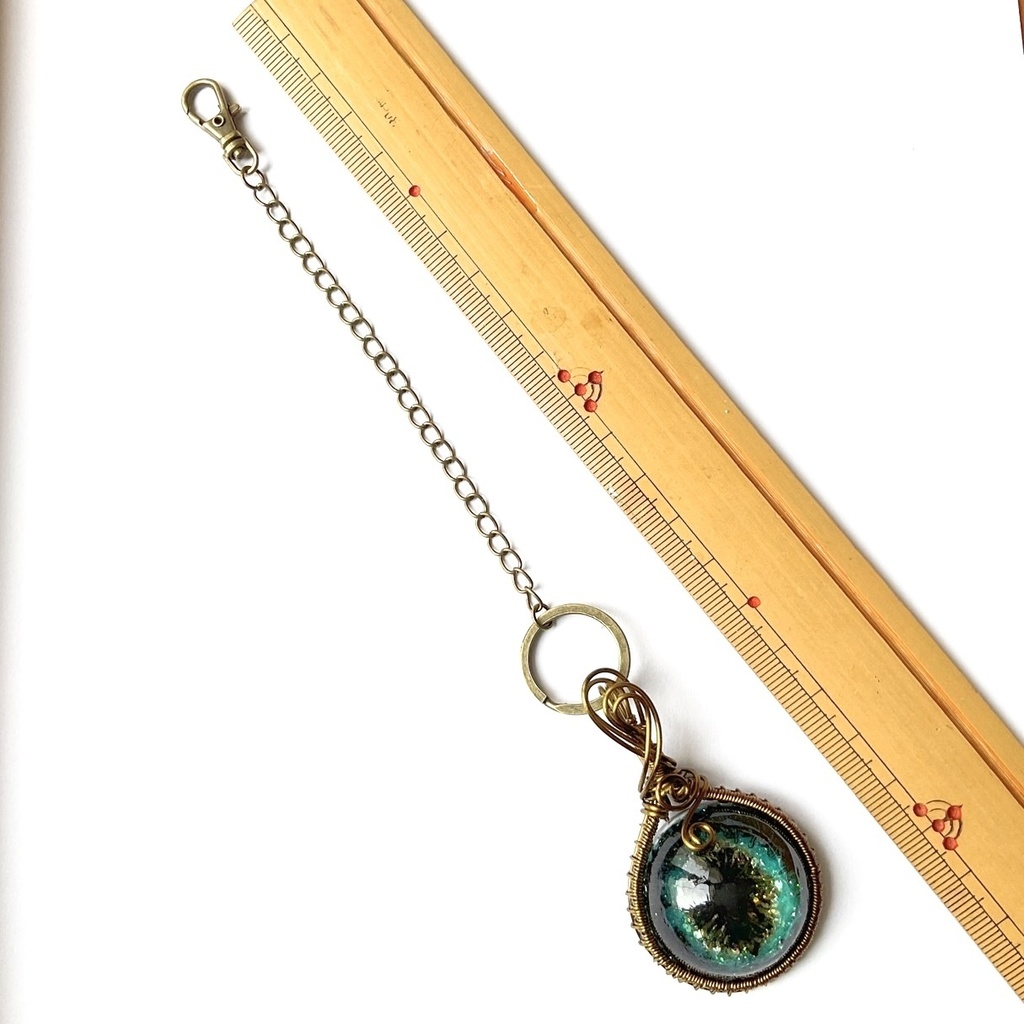 銀河のバッグチャーム